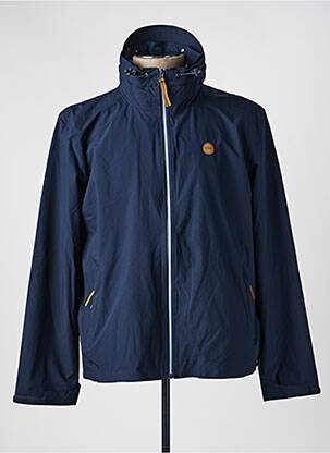 Coupe-vent manches longues a capuche bleu TBS homme