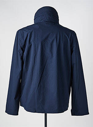 Coupe-vent manches longues a capuche bleu TBS homme
