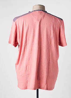 T-shirt coupe droite manches courtes rose COFOX homme