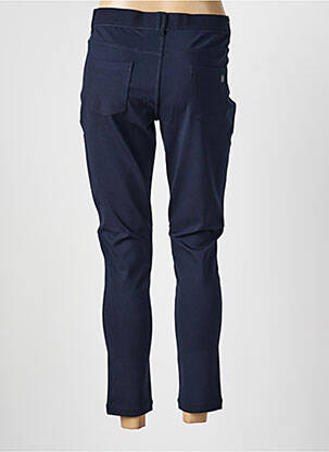 Pantalon slim taille élastique taille normale bleu TBS femme
