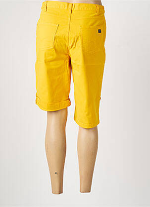 Bermuda taille élastique taille normale jaune TBS femme
