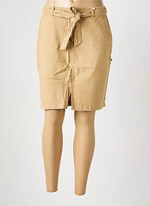 Jupe courte poches beige TBS femme