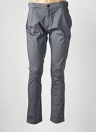 Pantalon chino tissage popeline taille normale gris TBS femme