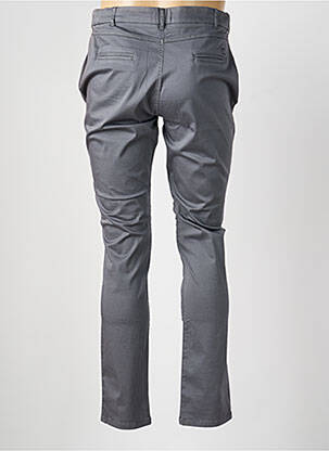 Pantalon chino tissage popeline taille normale gris TBS femme