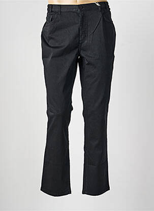 Pantalon slim taille élastique taille normale noir TBS femme
