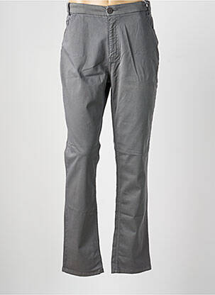 Pantalon droit stretch taille normale gris TBS femme