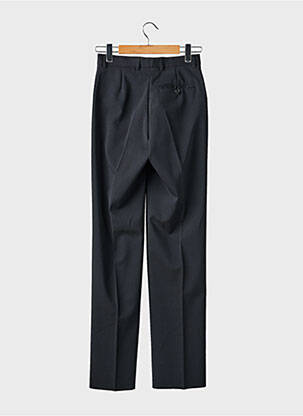 Pantalon droit taille à pinces taille haute noir GIANNI MARCO femme