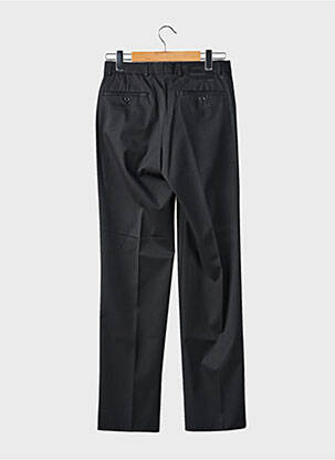 Pantalon droit taille à pinces taille haute noir GIANNI MARCO femme