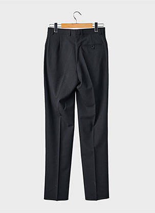 Pantalon droit taille à pinces taille haute noir GIANNI MARCO femme