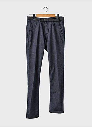 Pantalon chino tissage chiné taille normale bleu TOM TAILOR homme