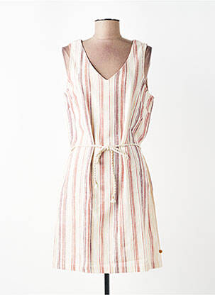 Robe courte sans manche sans manche beige TBS femme