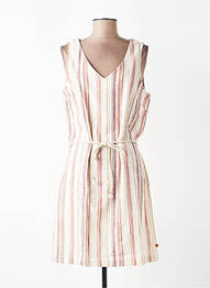 Robe courte sans manche sans manche beige TBS femme