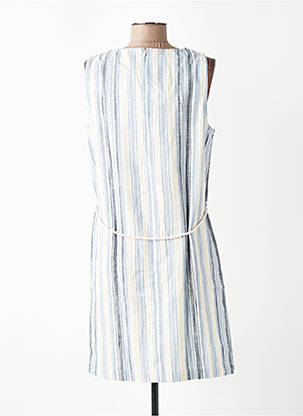 Robe courte sans manche sans manche bleu TBS femme