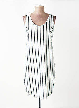 Robe courte sans manche sans manche bleu TBS femme