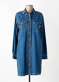 Robe courte manches longues manches longues bleu TBS femme