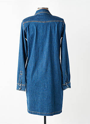 Robe courte manches longues manches longues bleu TBS femme