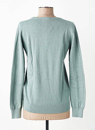 Gilet manches longues stretch vert TBS femme