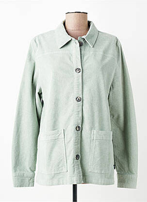 Veste casual coupe droite bleu TBS femme