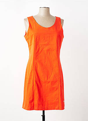 Robe courte sans manche sans manche orange TBS femme