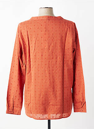 Blouse manches longues manches longues orange TBS femme