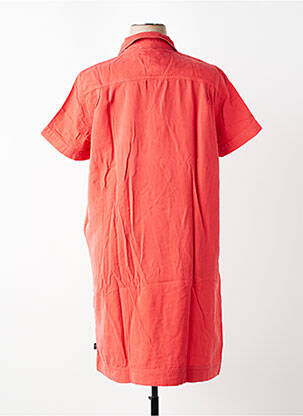 Robe mi-longue manches courtes manches courtes rose TBS femme