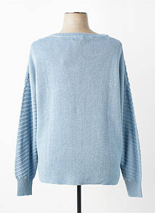 Pull col rond manches longues bleu TBS femme