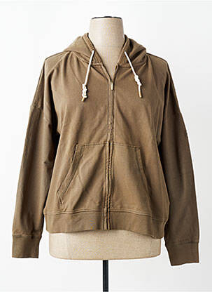 Veste casual poches vert TBS femme
