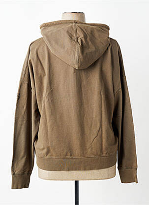 Veste casual poches vert TBS femme