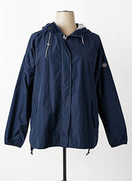 Imperméable manches longues a capuche bleu TBS femme