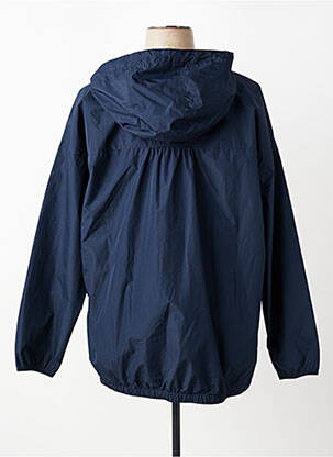 Imperméable manches longues a capuche bleu TBS femme