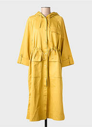 Parka manches longues a capuche jaune ZILCH femme