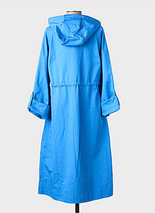 Parka manches longues a capuche bleu ZILCH femme