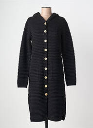 Veste casual col rond noir ZILCH femme
