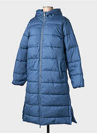 Doudoune poches a capuche bleu INDI & COLD femme