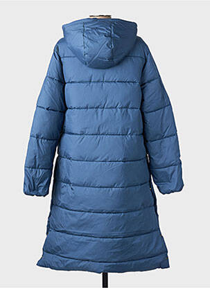 Doudoune poches a capuche bleu INDI & COLD femme