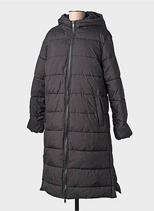 Doudoune poches a capuche noir INDI & COLD femme