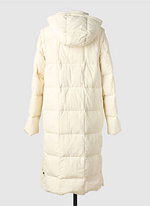 Doudoune poches a capuche beige INDI & COLD femme