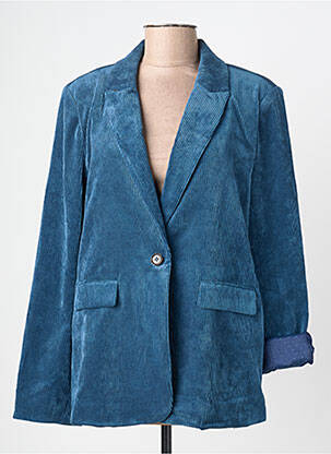 Blazer poches bleu MKT STUDIO femme