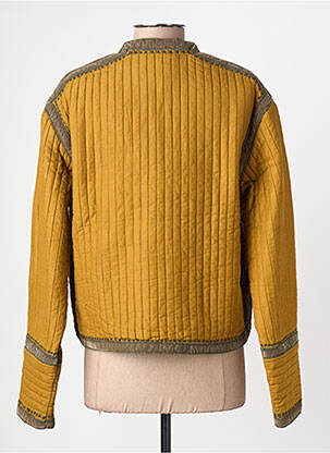 Veste casual col rond jaune MKT STUDIO femme
