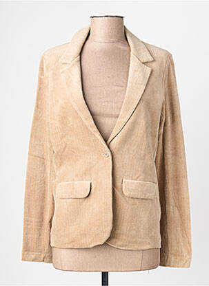 Blazer poches beige MAJESTIC FILATURES femme