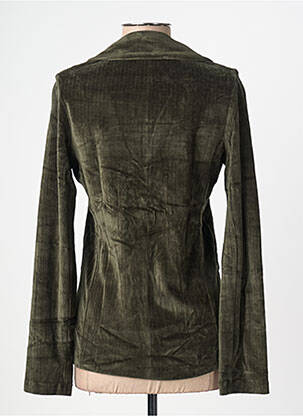 Blazer poches vert MAJESTIC FILATURES femme