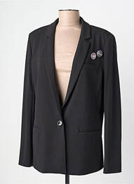 Veste casual epaulette noir FIVE femme