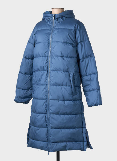 Doudoune poches a capuche bleu INDI & COLD femme