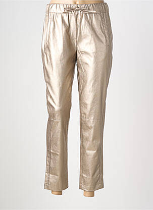 Pantalon slim taille élastique or CATNOIR femme