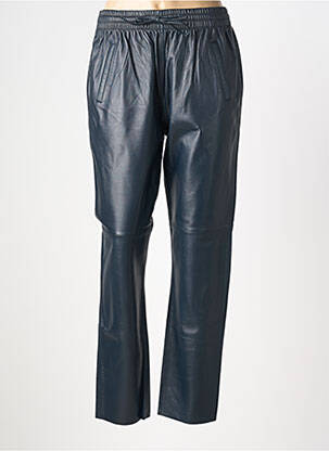 Pantalon slim taille élastique bleu OAKWOOD femme