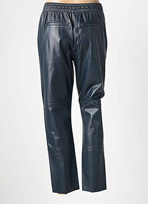 Pantalon slim taille élastique bleu OAKWOOD femme