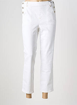 Pantalon 7/8 poches blanc FREEMAN T.PORTER femme
