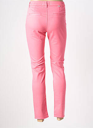Pantalon slim poches rose HAPPY femme