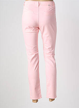 Pantalon slim poches rose clair HAPPY femme