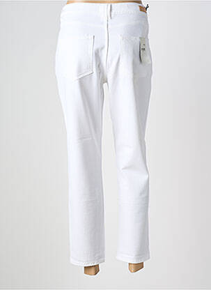 Jeans coupe droite stretch taille normale blanc FIVE femme